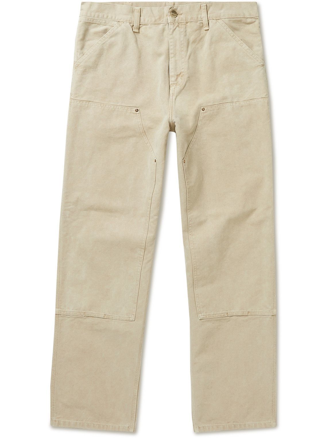 Carhartt WIP Double Knee StraightLeg Organic CottonCanvas Trousers