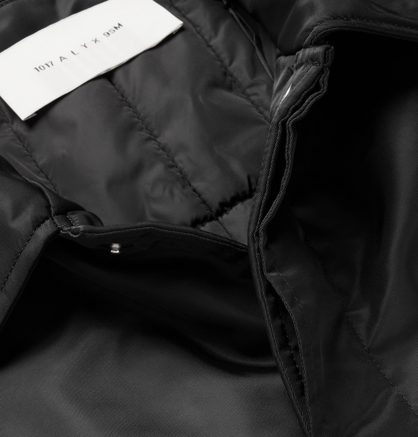 1017 ALYX 9SM - Buckle-Detailed Nylon Jacket - Black 1017 ALYX 9SM