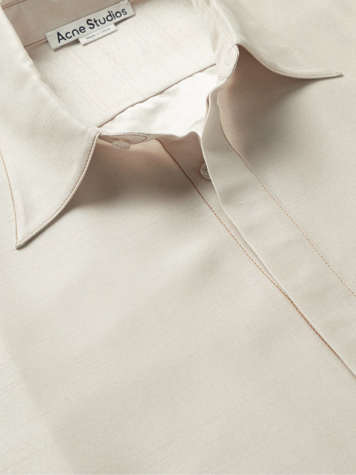 Acne Studios - Shantung Shirt - Neutrals Acne Studios