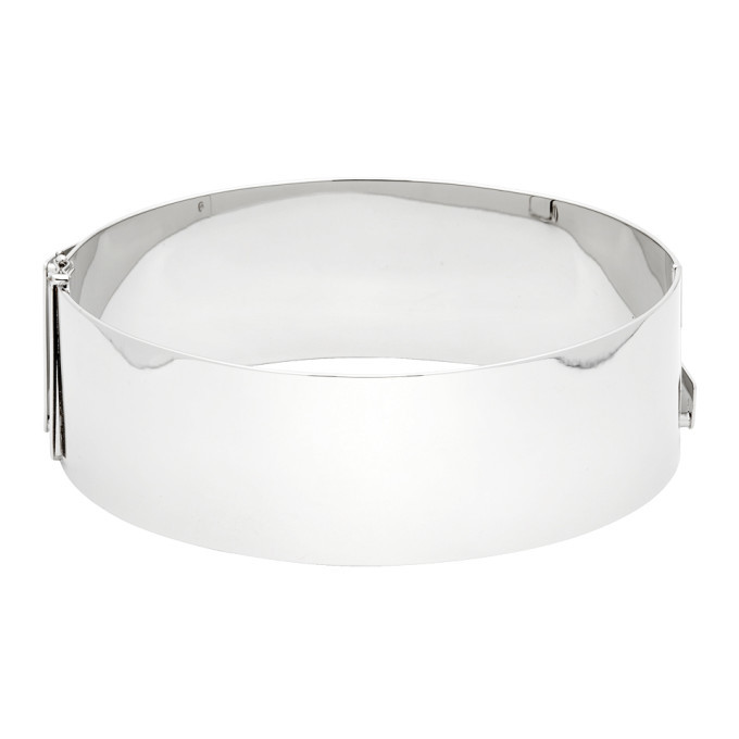 Alexander McQueen Silver Mechanical Choker Alexander McQueen