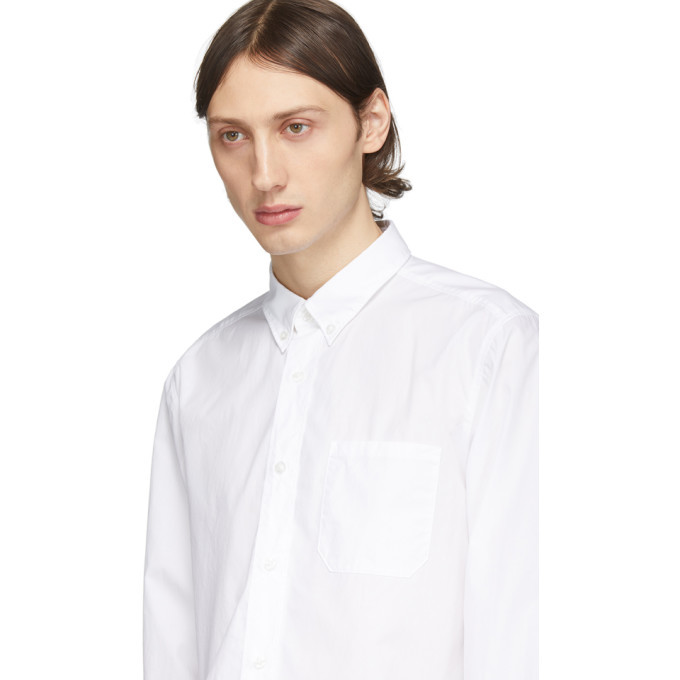 Hugo White Poplin Ermann Shirt Hugo Boss