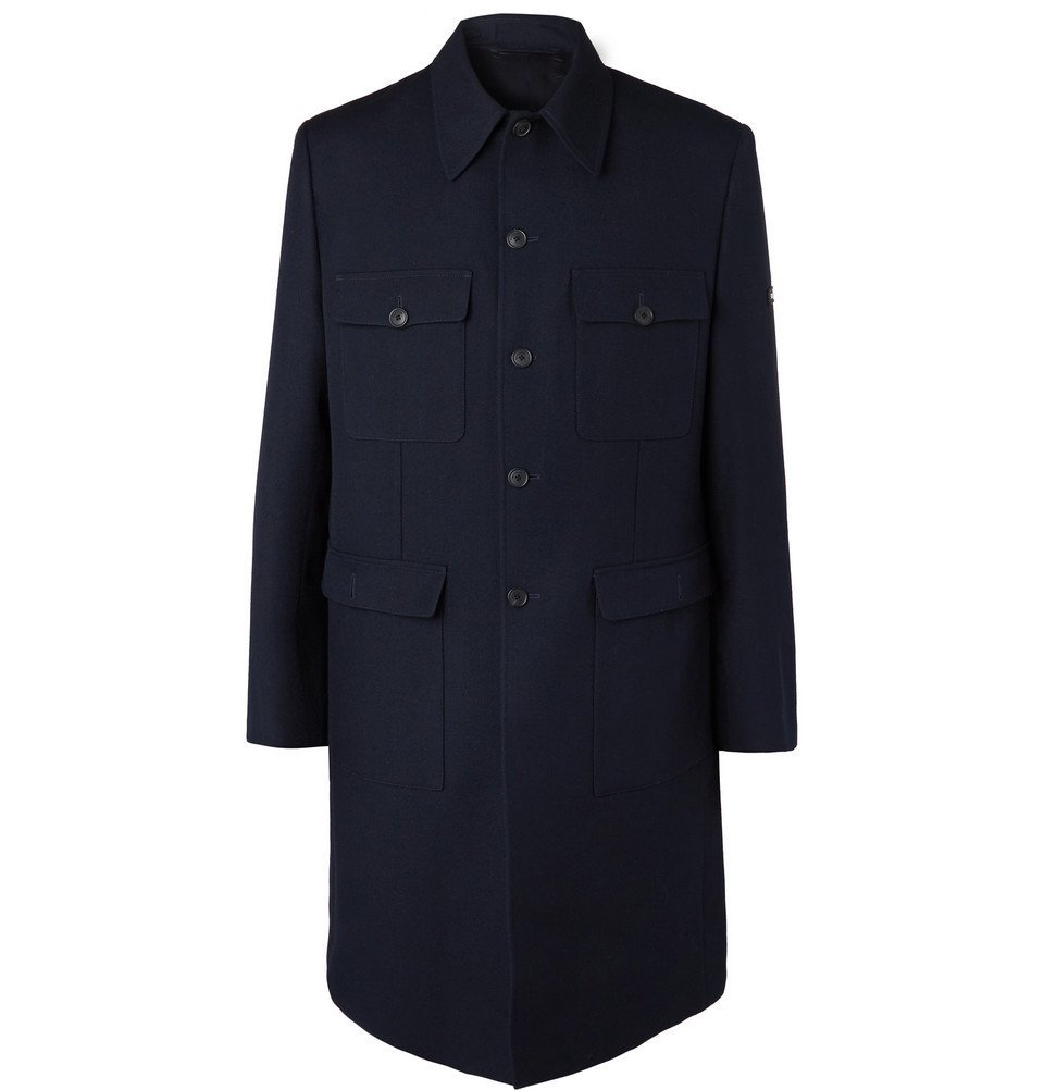 balenciaga blue coat