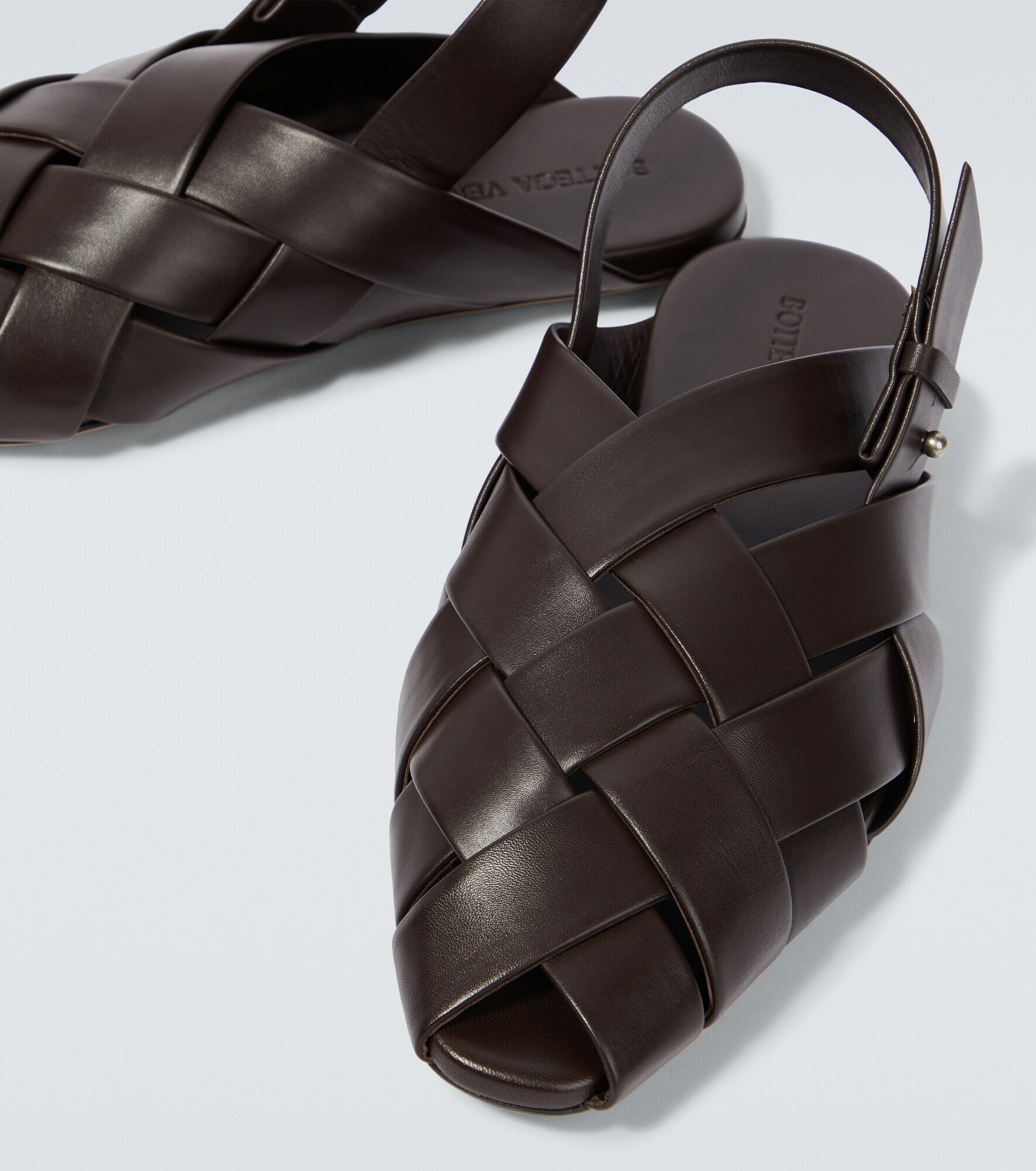 Bottega Alfie leather slippers Bottega