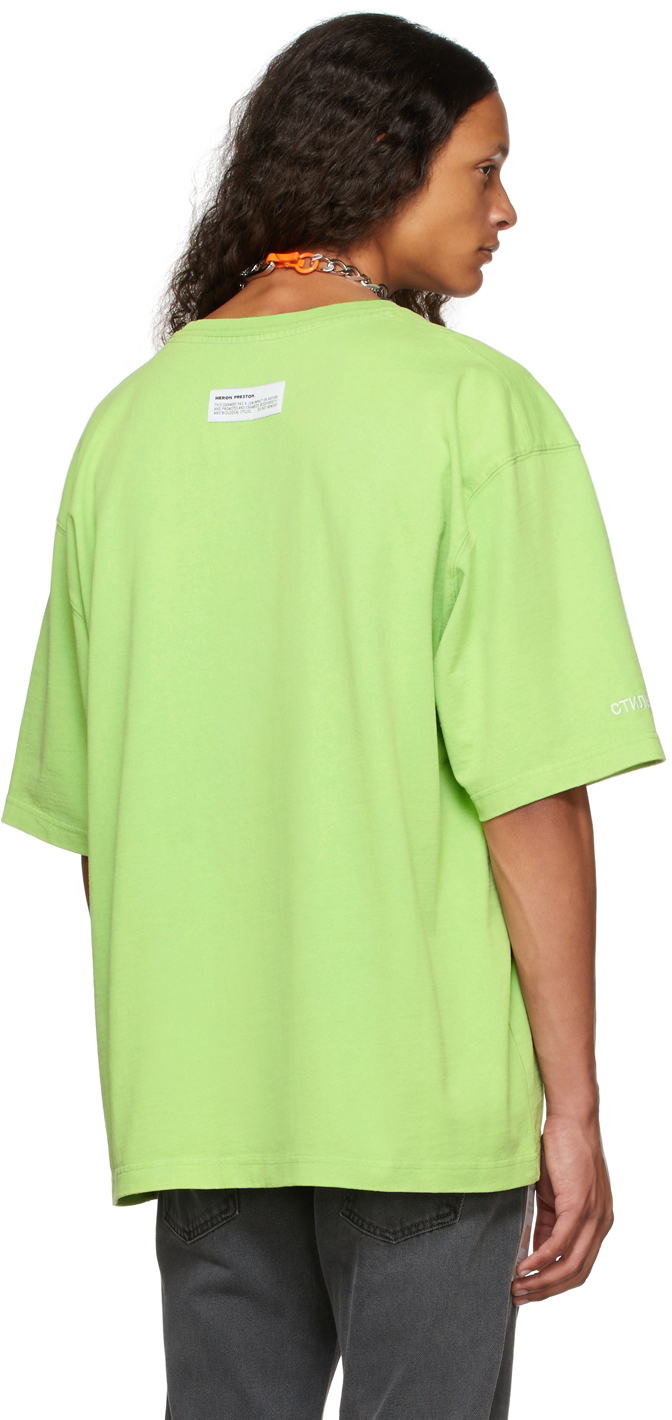Heron Preston Green Sport TShirt Heron Preston