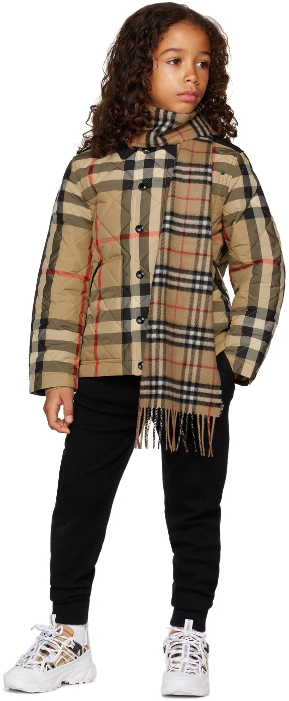 Burberry Kids Beige Renfred Jacket Burberry