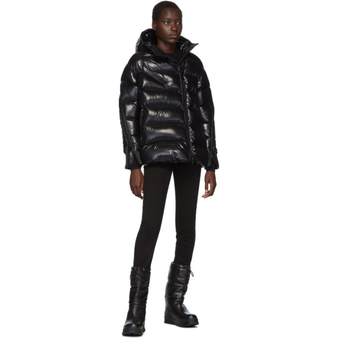 moncler black down liriope jacket