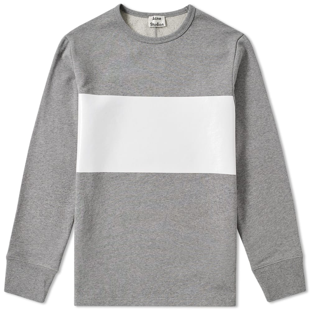 Acne Studios Finish Rugby Stripe Crew Sweat Acne Studios