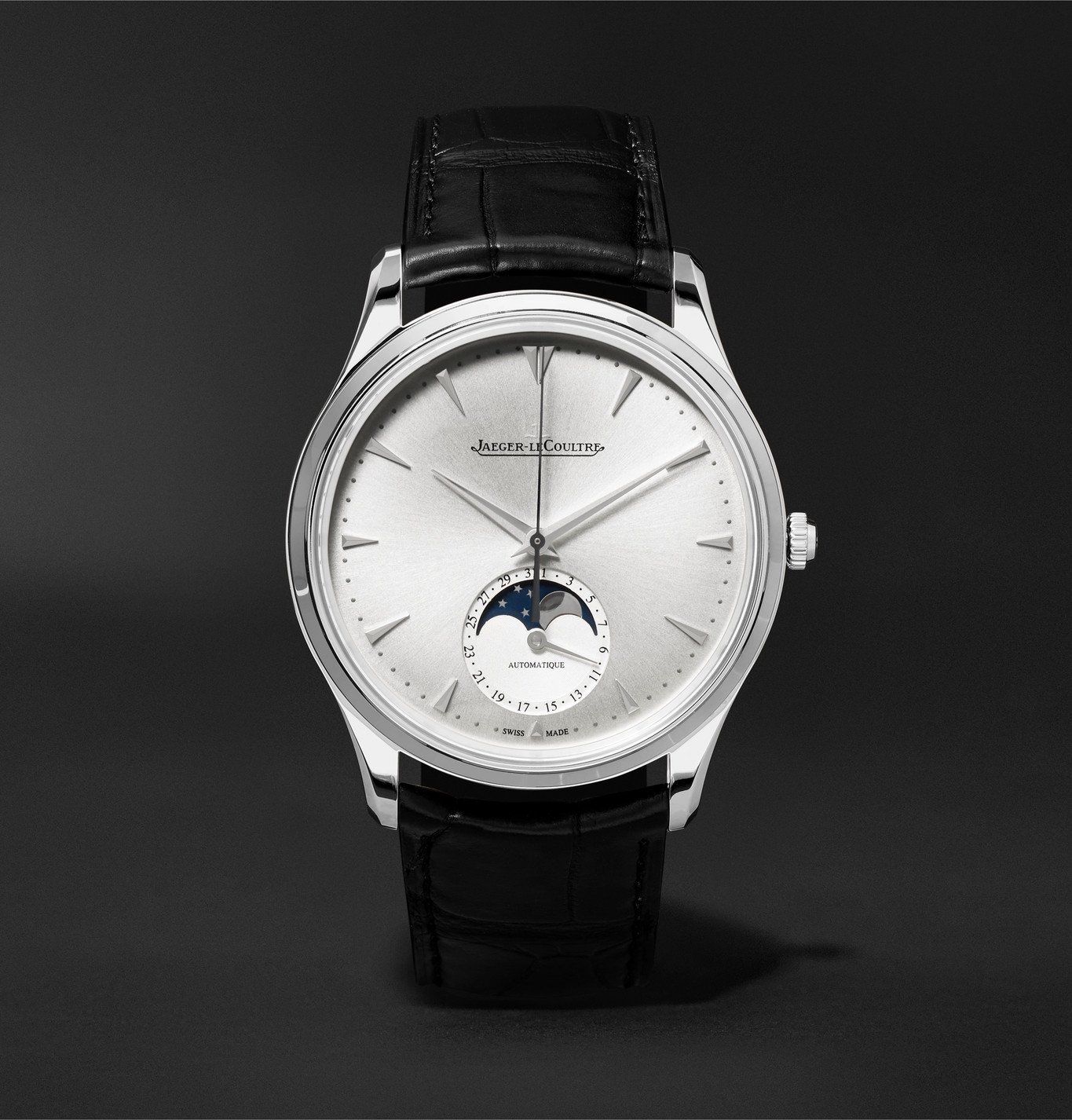 JaegerLeCoultre Master Ultra Thin Moon Automatic 39mm Stainless