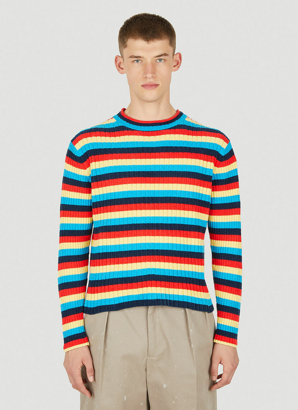 ランキング2022 WALES BONNER 21aw Blue Argyle Sweater ニット/セーター