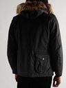 Barbour Gold Standard - Macdui Faux Fur-Trimmed Waxed-Cotton Hooded Parka - Black
