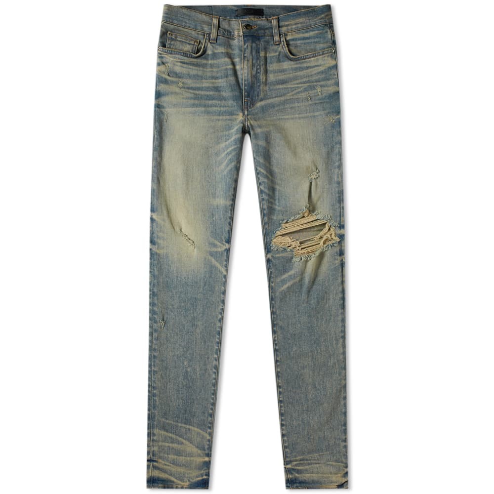 amiri broken jeans