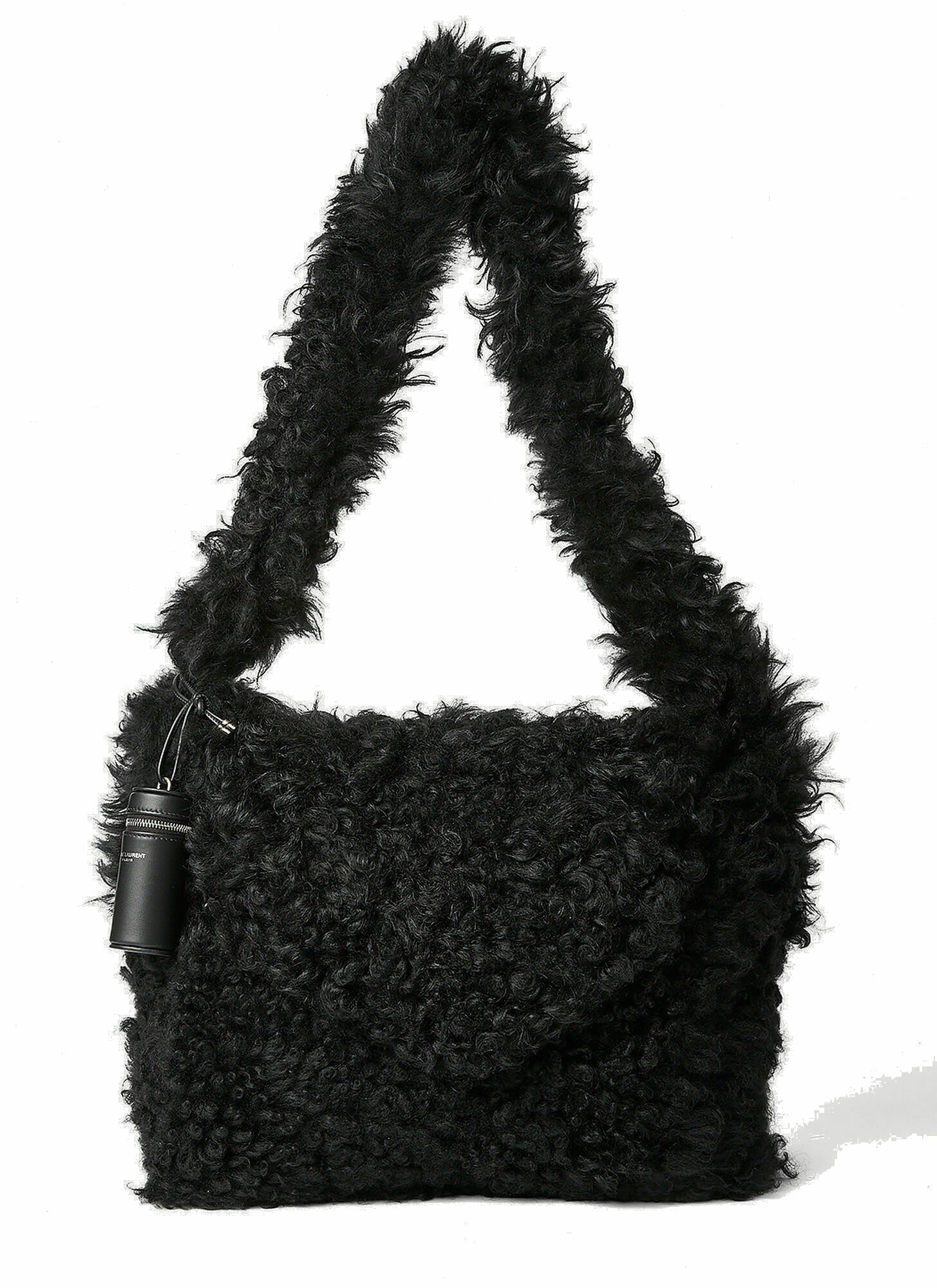 Photo: Shaggy Crossbody Bag in Black