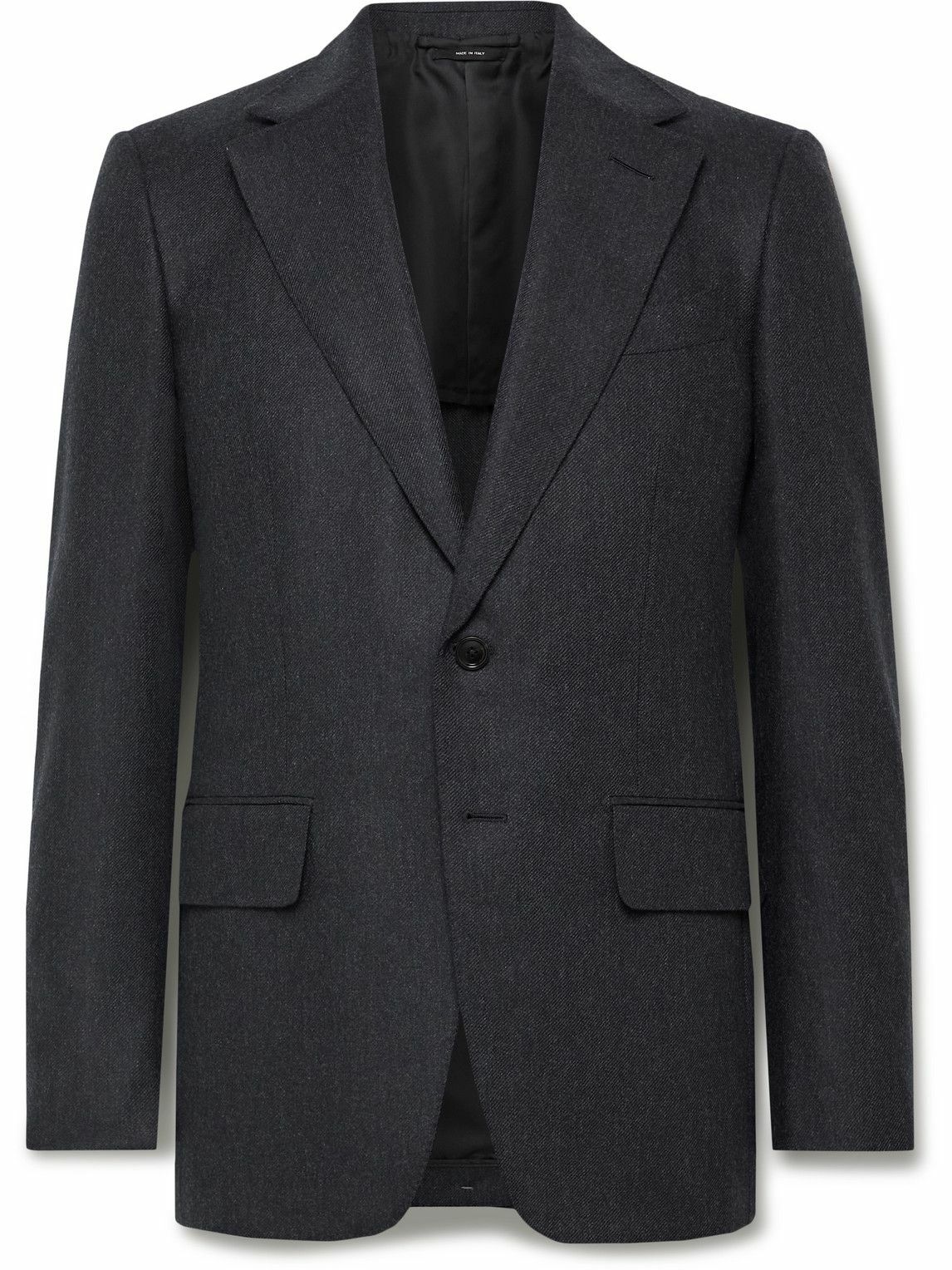 TOM FORD - Shelton Slim-Fit Wool and Cashmere-Blend Twill Blazer - Gray ...