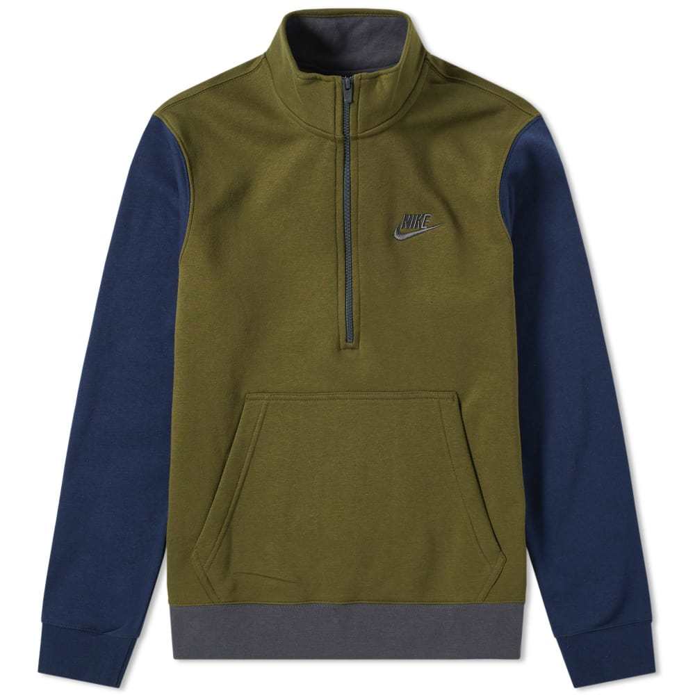 nike half zip sweat