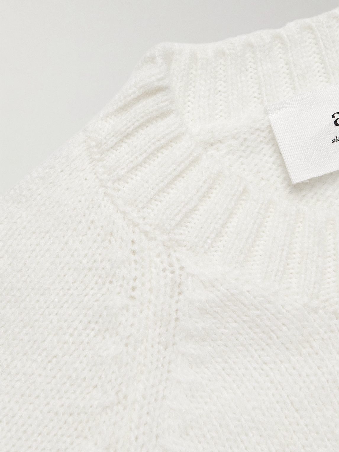 AMI PARIS Knitted Sweater White