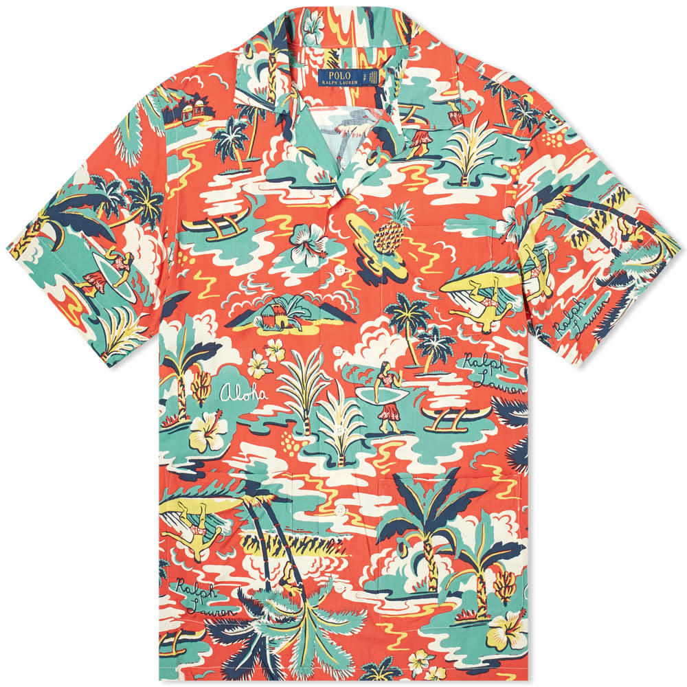 vintage ralph lauren hawaiian shirt