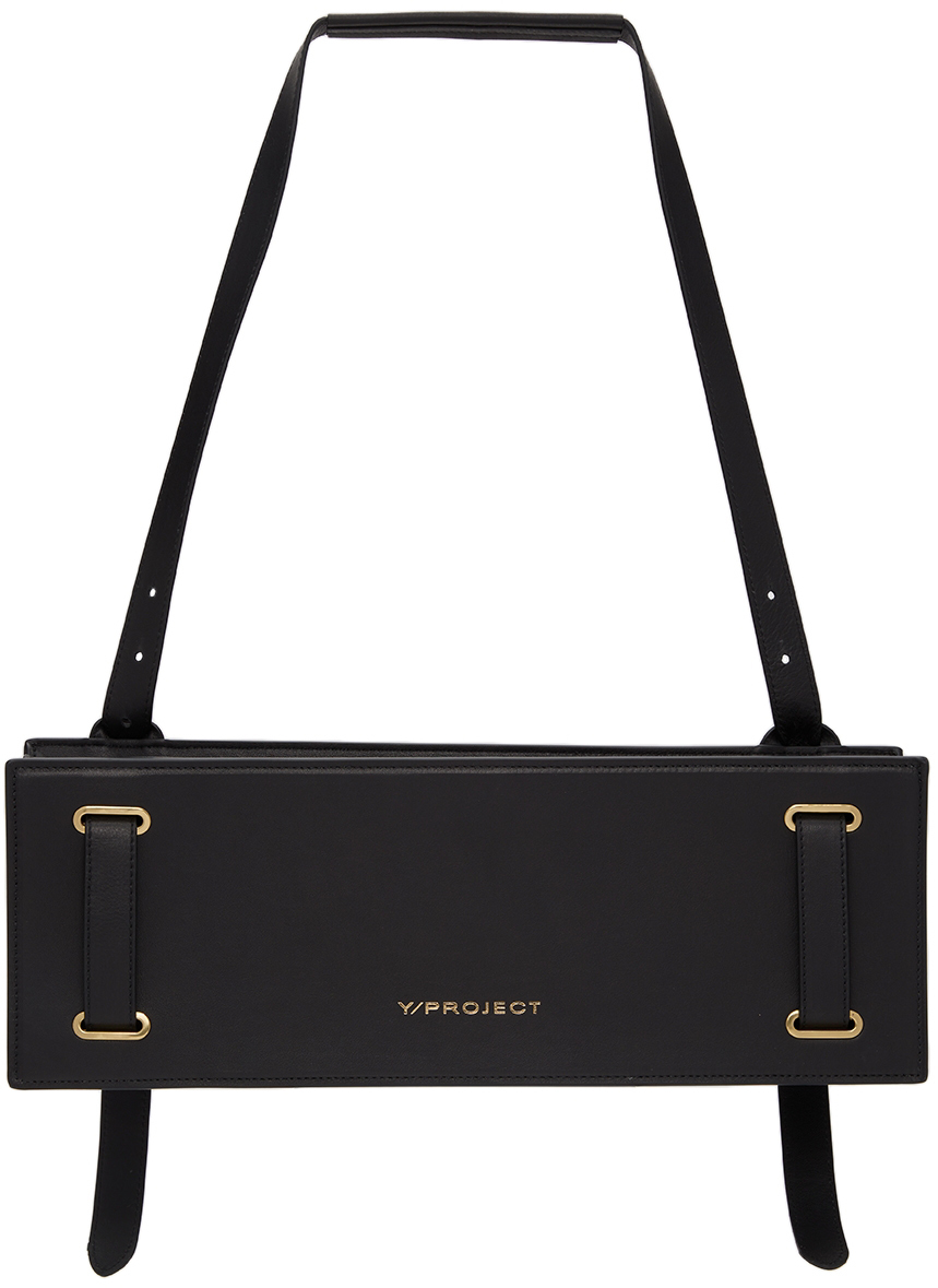 Y/Project Black Accordion Baguette Bag Y/Project