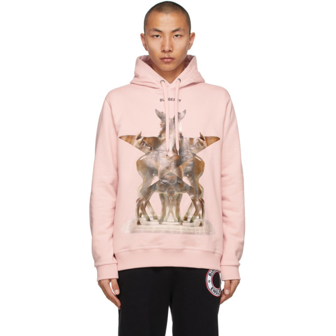 burberry pink hoodie