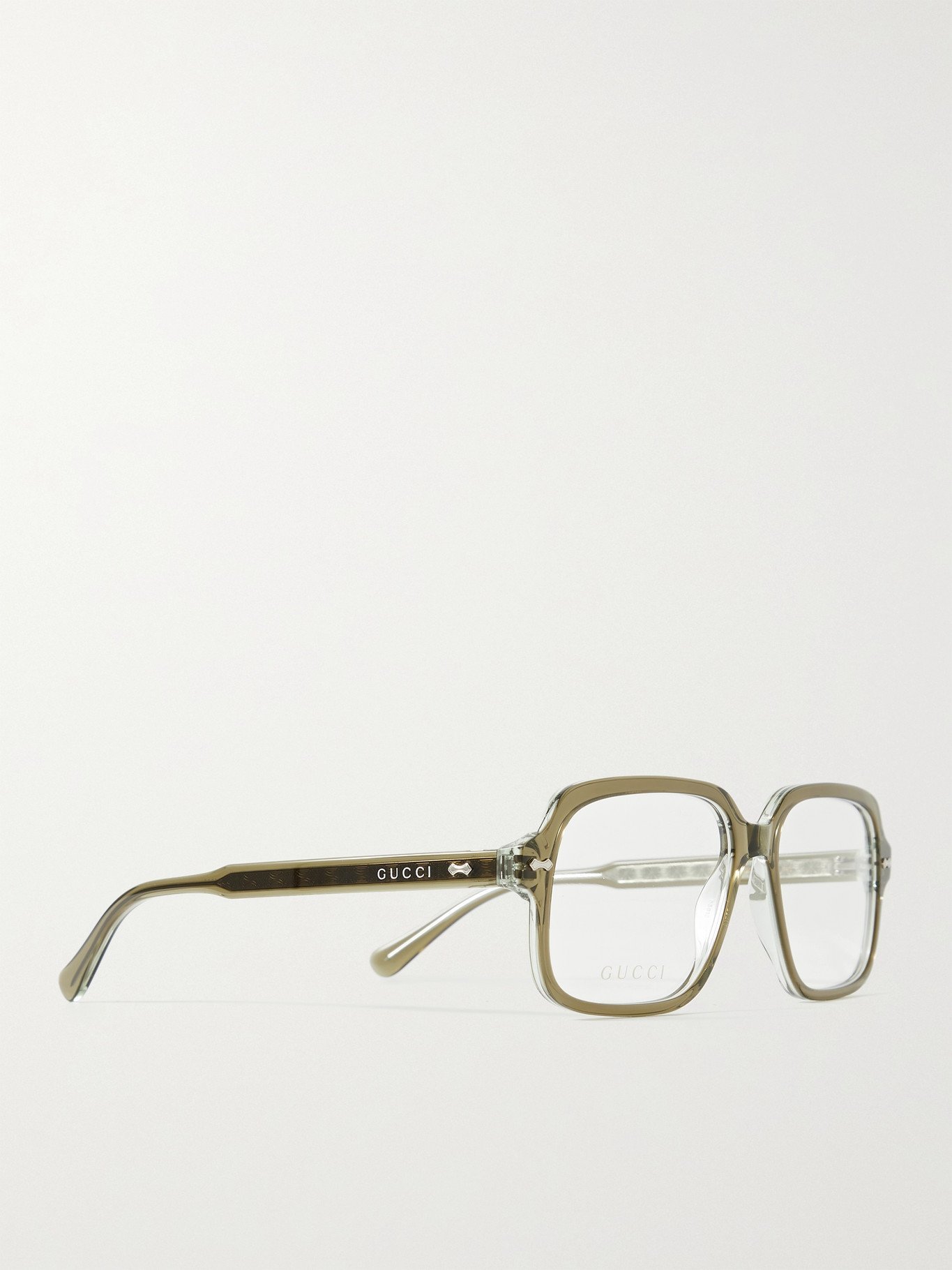 Square-Frame Acetate Optical Glasses 