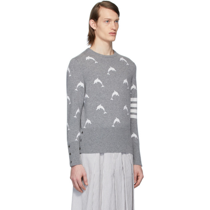 thom browne dolphin sweater