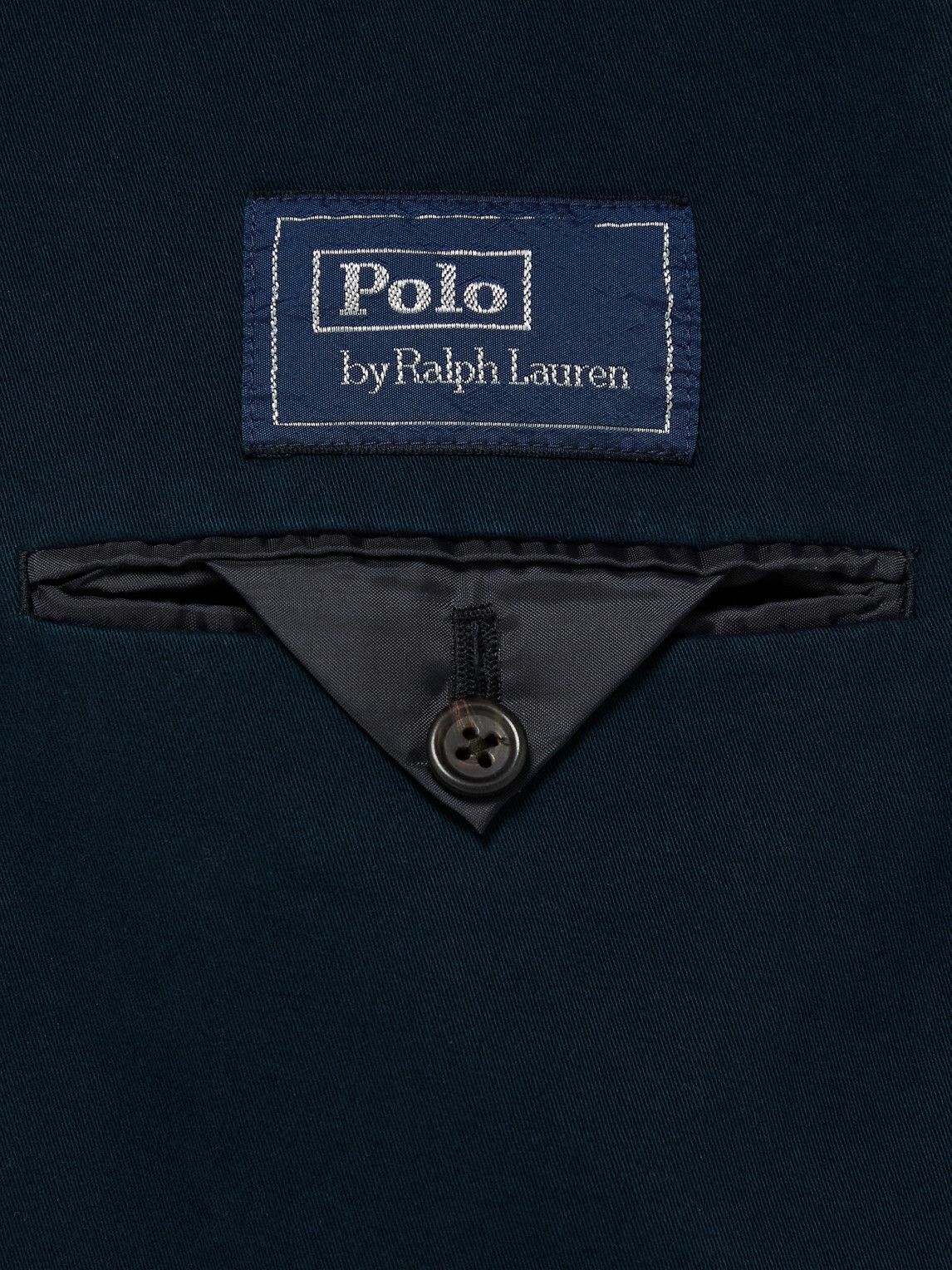 Polo Ralph Lauren - Slim-Fit Unstructured Garment-Dyed Stretch-Cotton Blazer - Blue
