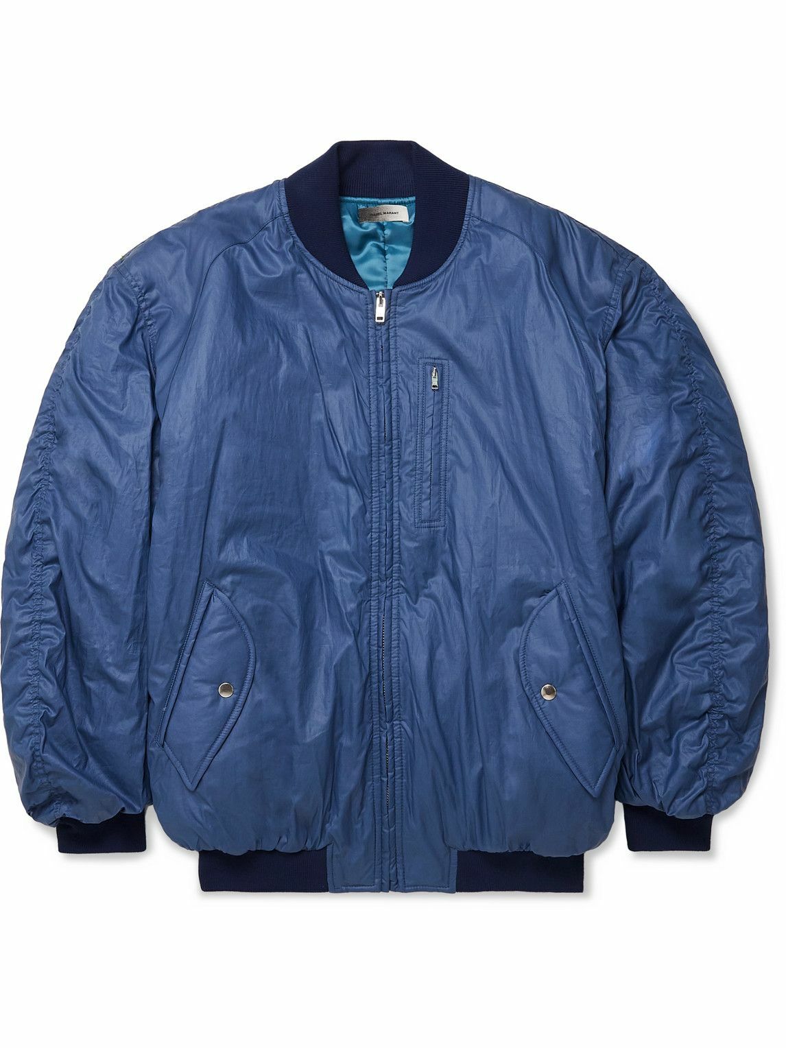 Isabel Marant - Kyam Padded Cotton Bomber Jacket - Blue Isabel Marant