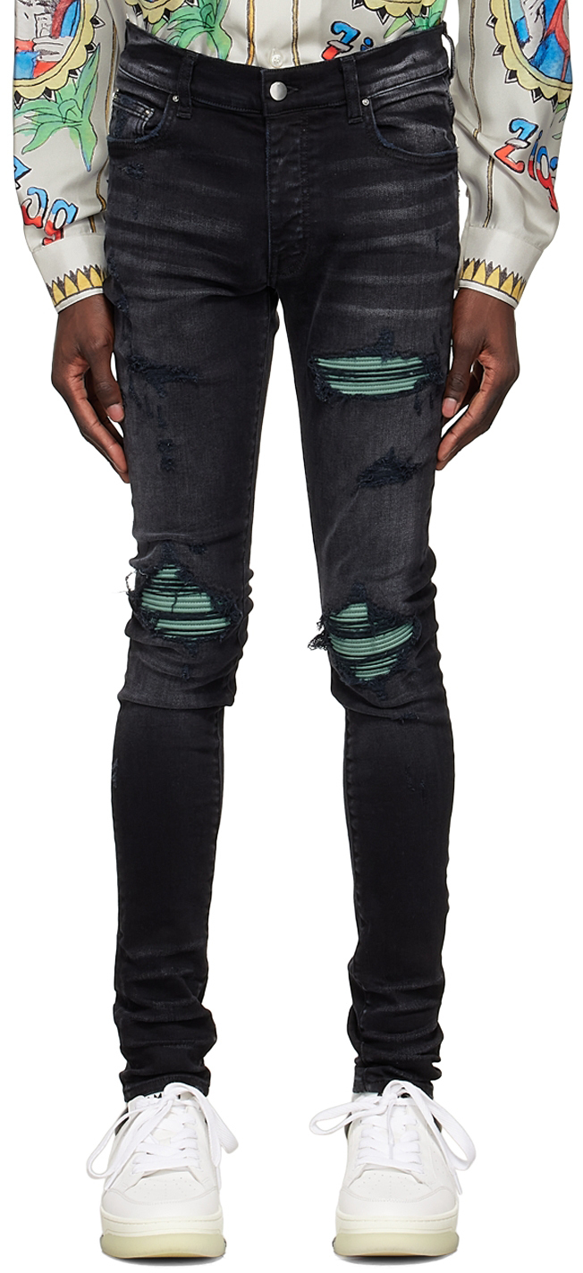 green amiri jeans