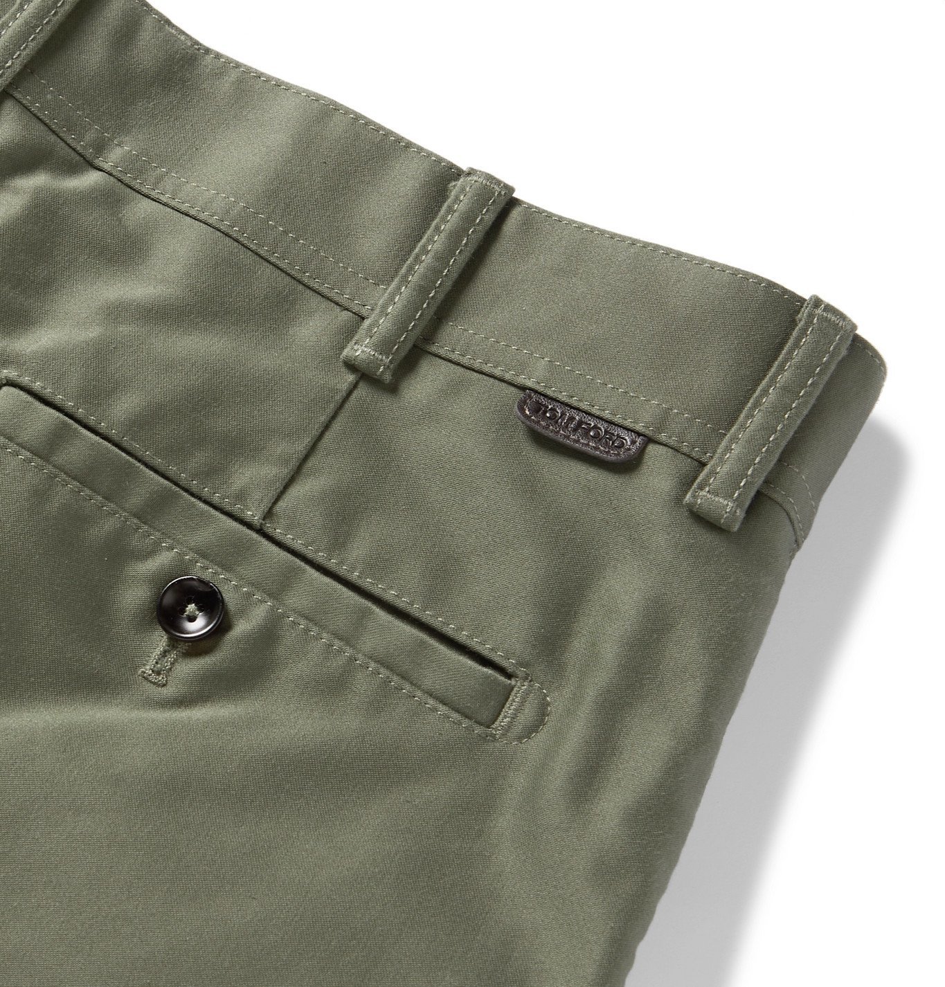 TOM FORD - Cotton Chinos - Green TOM FORD