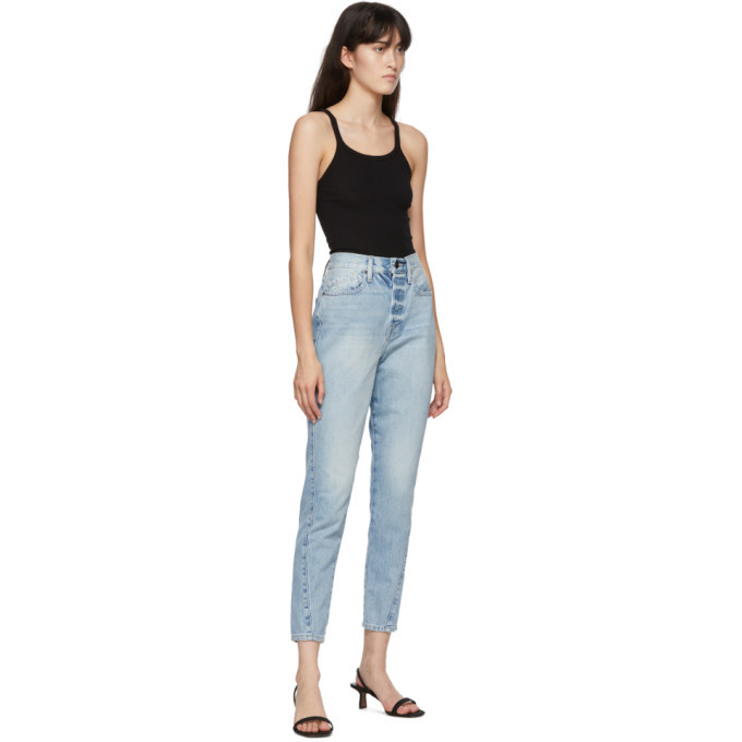 frame le original skinny twist jeans