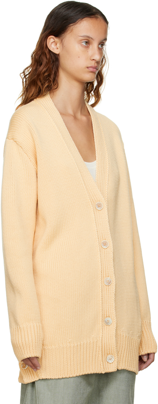 Jil Sander Yellow Knit Cardigan Jil Sander