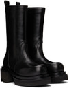 Rick Owens Black Ballast Boots