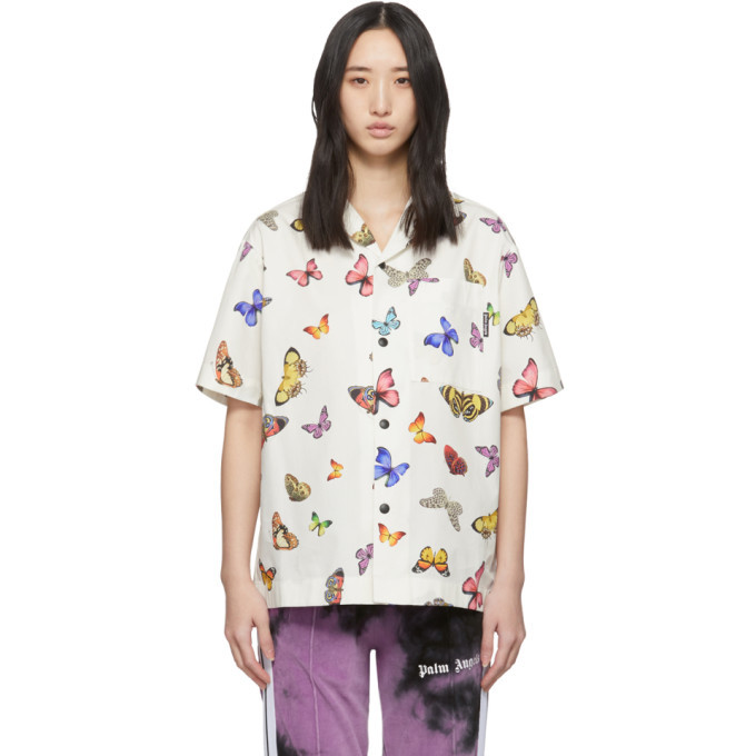 Palm Angels White and Multicolor 