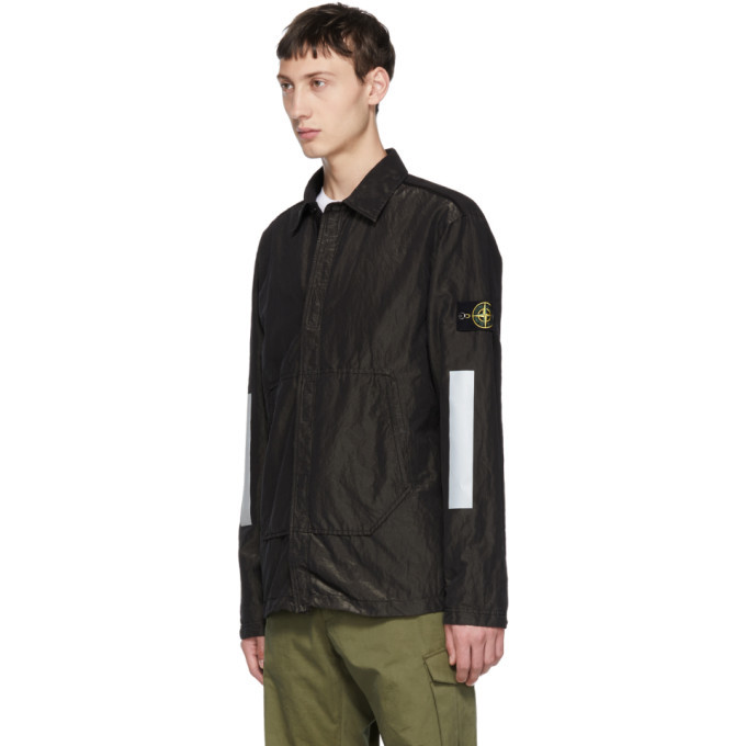 Stone Island Green Over Shirt Jacket Stone Island