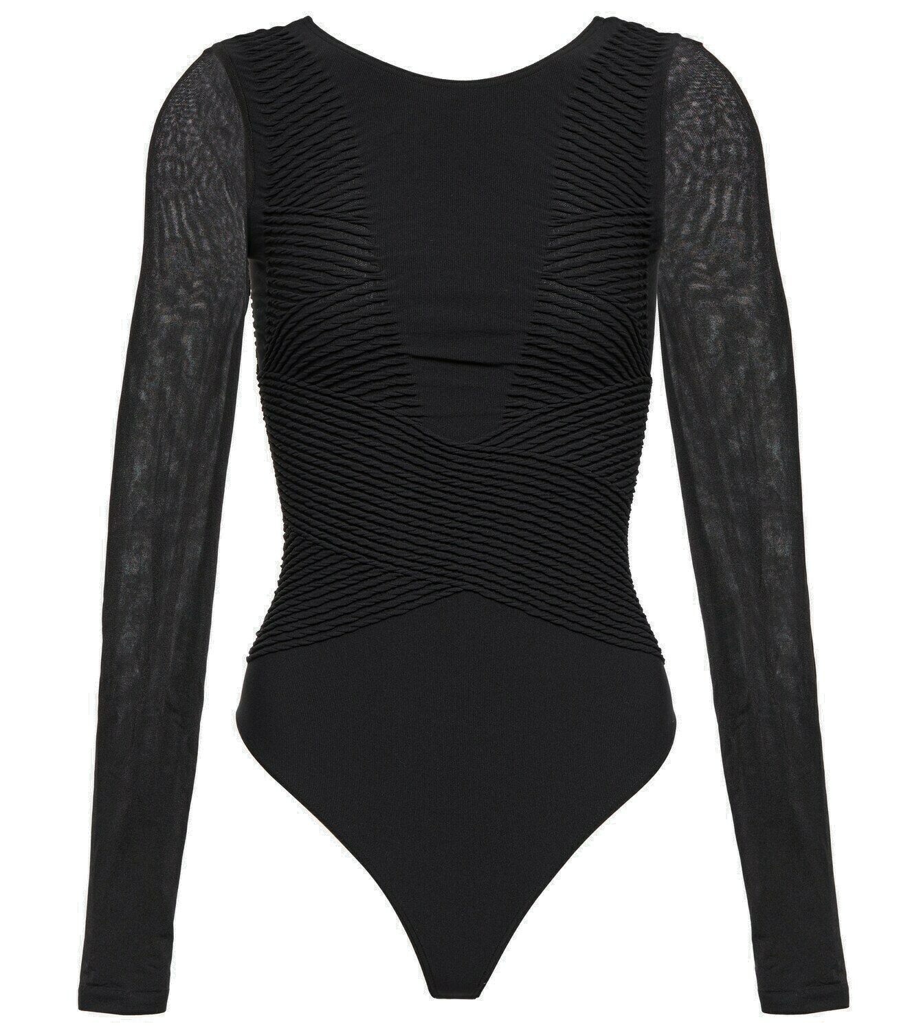 Wolford - Shaping plissé string bodysuit Wolford