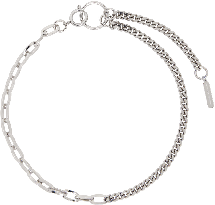 Justine Clenquet Silver Hari Choker Justine Clenquet