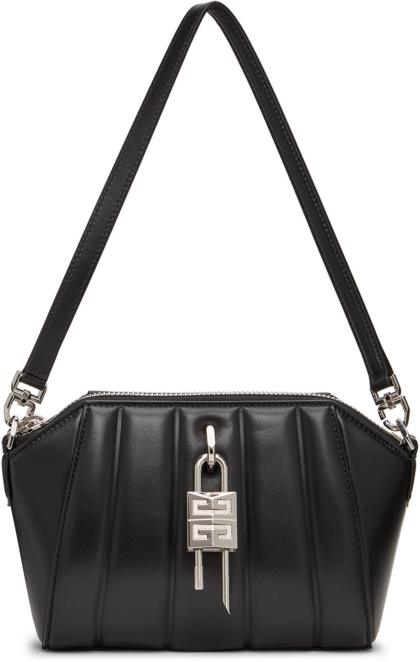 Givenchy Black XS Antigona Lock Shoulder Bag Givenchy