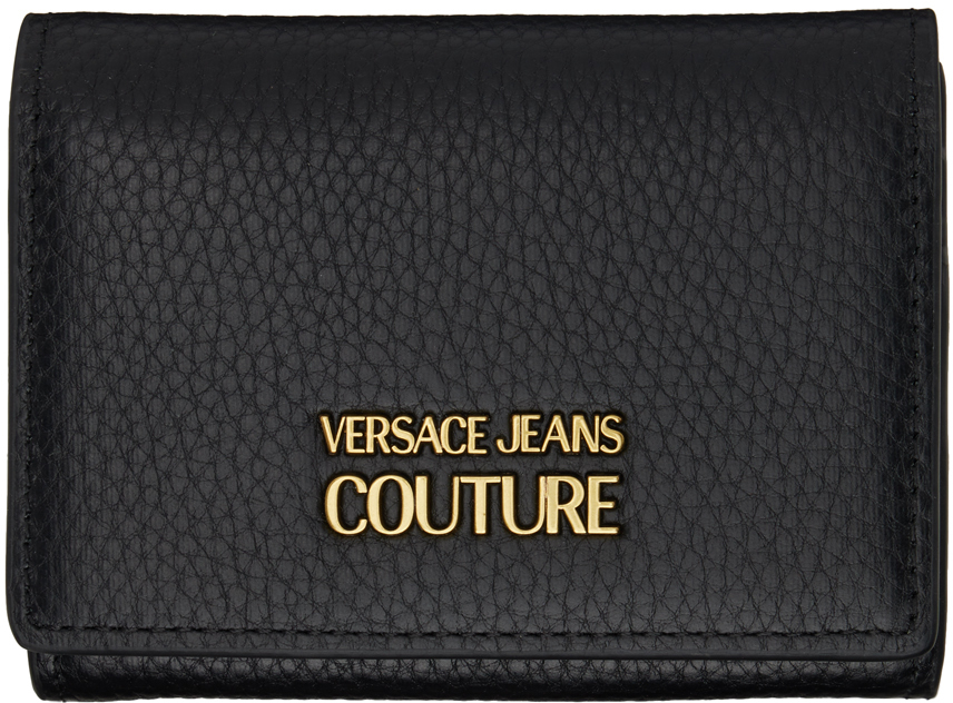 Versace Jeans Couture Black Logo Wallet Versace