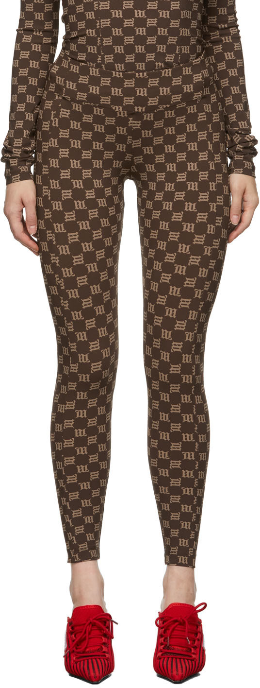 MISBHV Brown Monogram High-Waisted 