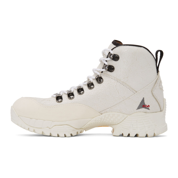 roa hiking boots white