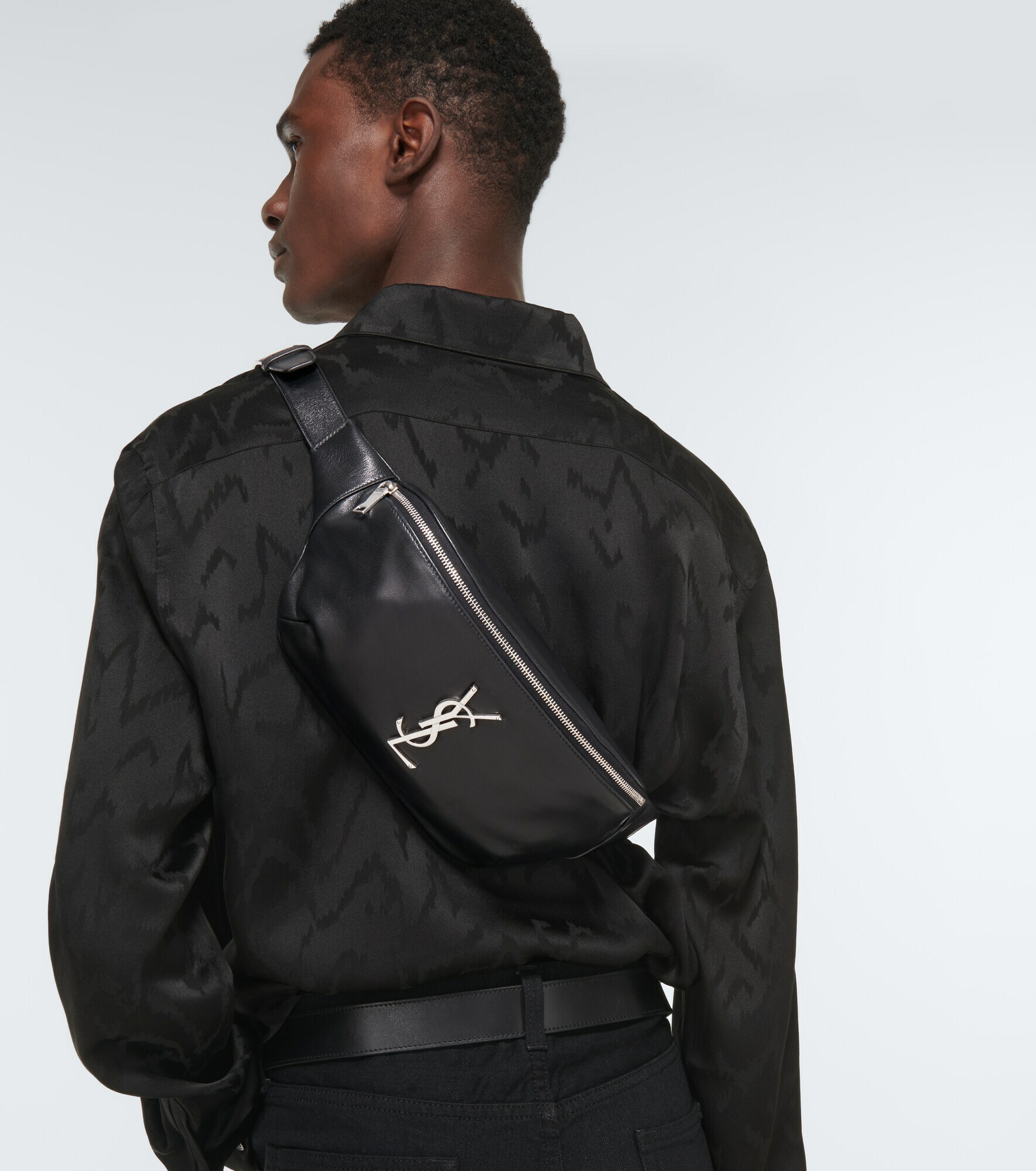 Saint Laurent Cassandre leather belt bag Saint Laurent