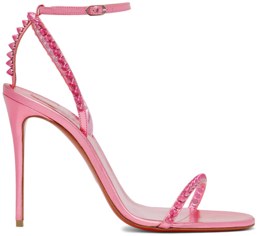 Christian Louboutin Pink So Me 100 Heeled Sandals Christian Louboutin