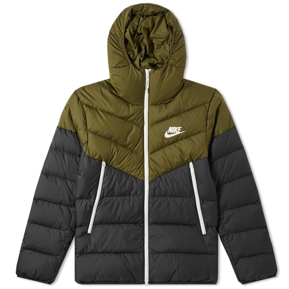 Nike Down Filled Hooded Windrunner Jacket Nike