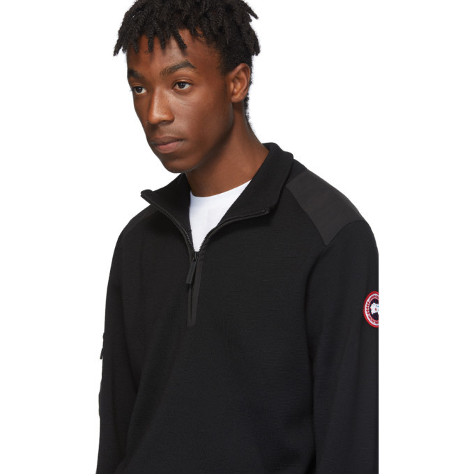 Canada Goose Black Stormont Quarter Zip 