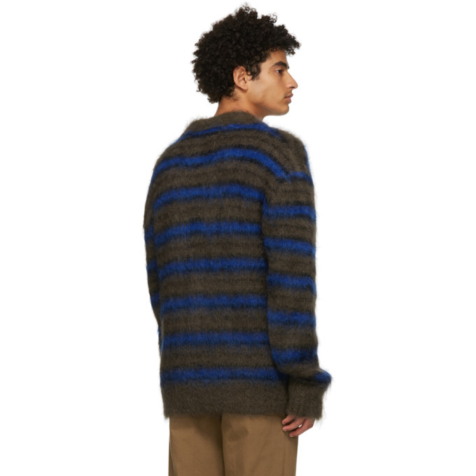 navy mohair cardigan