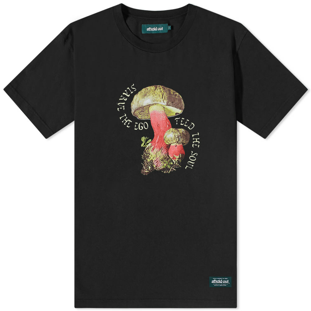 Afield Out Men's Forage T-Shirt in Black Afield Out