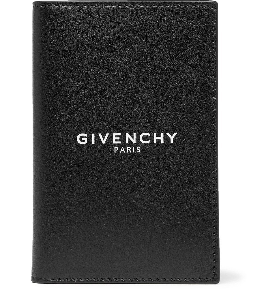 Givenchy - Logo-Print Leather Bifold Cardholder - Men - Black Givenchy