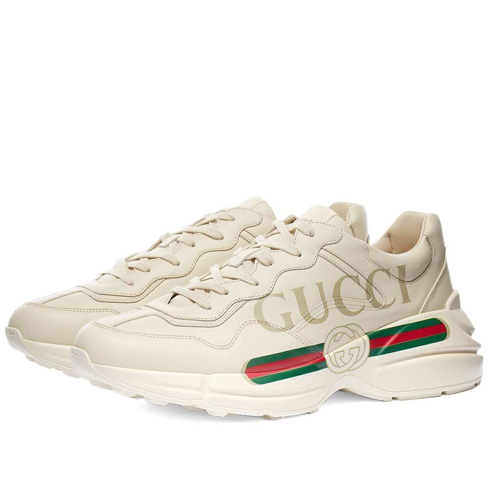 Gucci Ryhton Gucci Print Sneaker Gucci