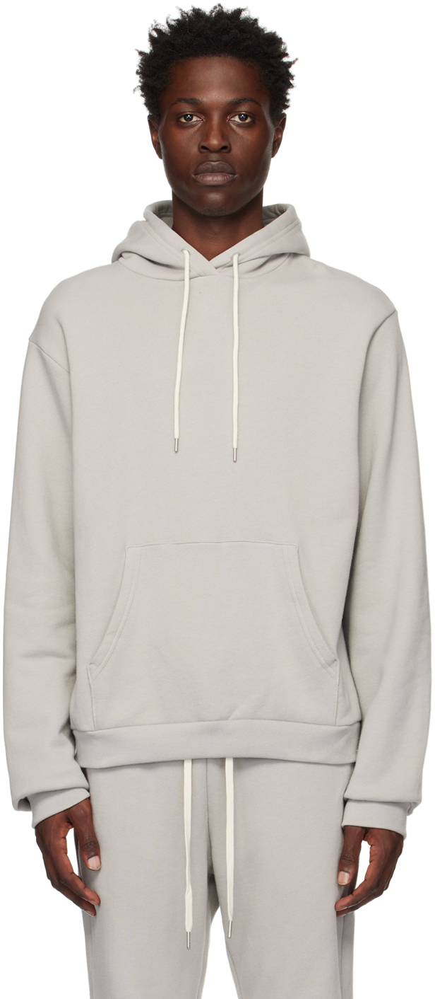 John Elliott Gray Beach Hoodie John Elliott