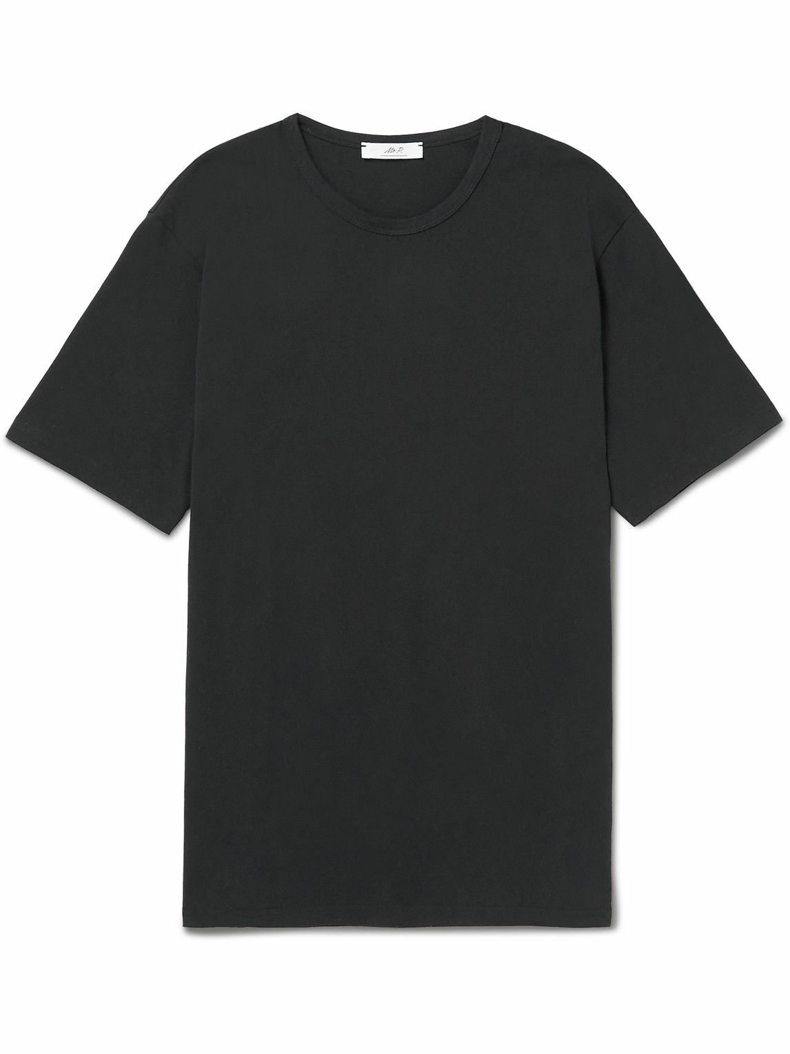 Mr P Cotton Jersey T Shirt Black Mr P