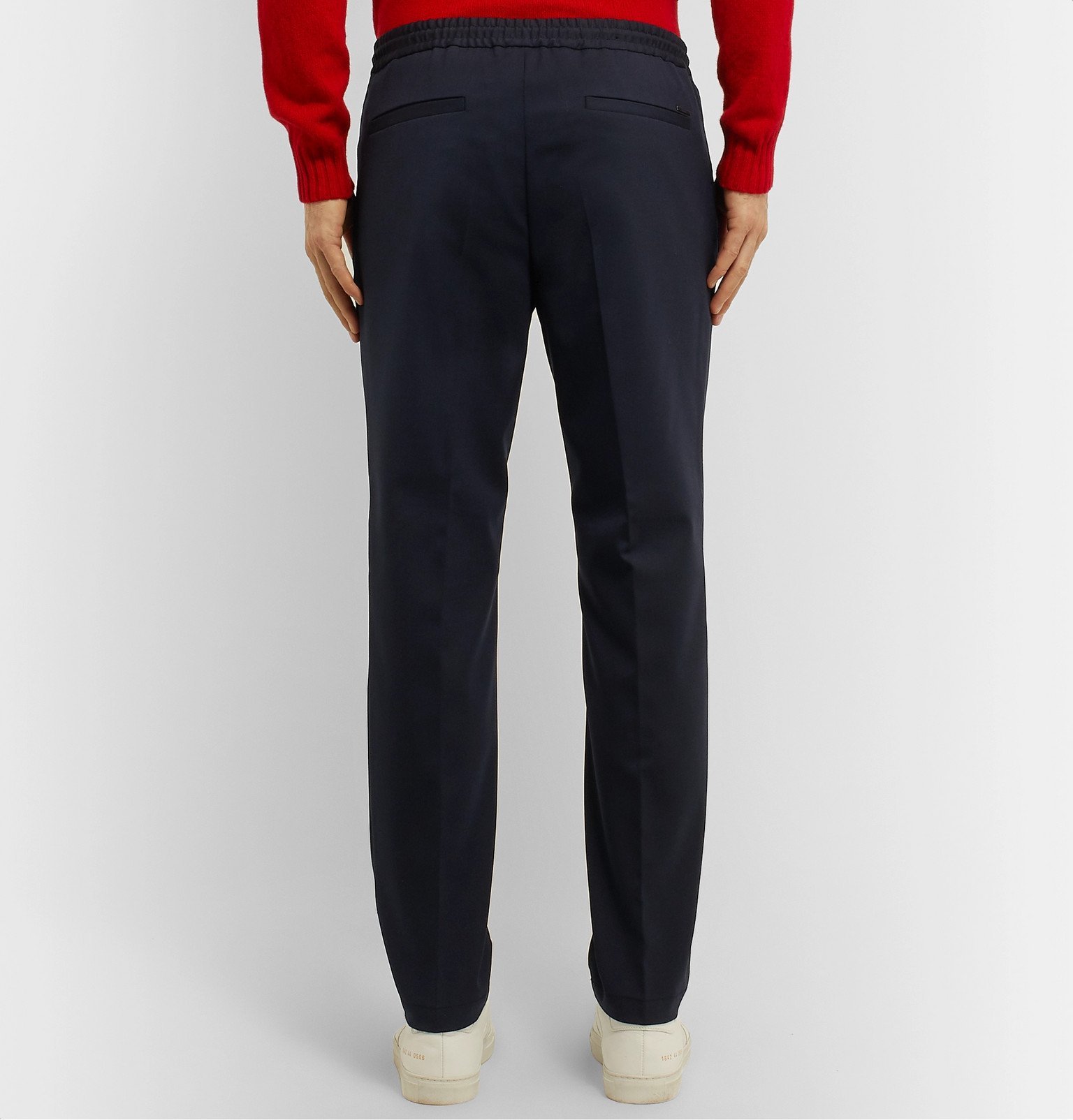 hugo boss drawstring trousers